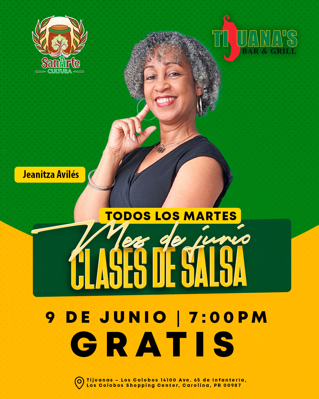 Evento en Tijuanas: Martes, 9 junio
